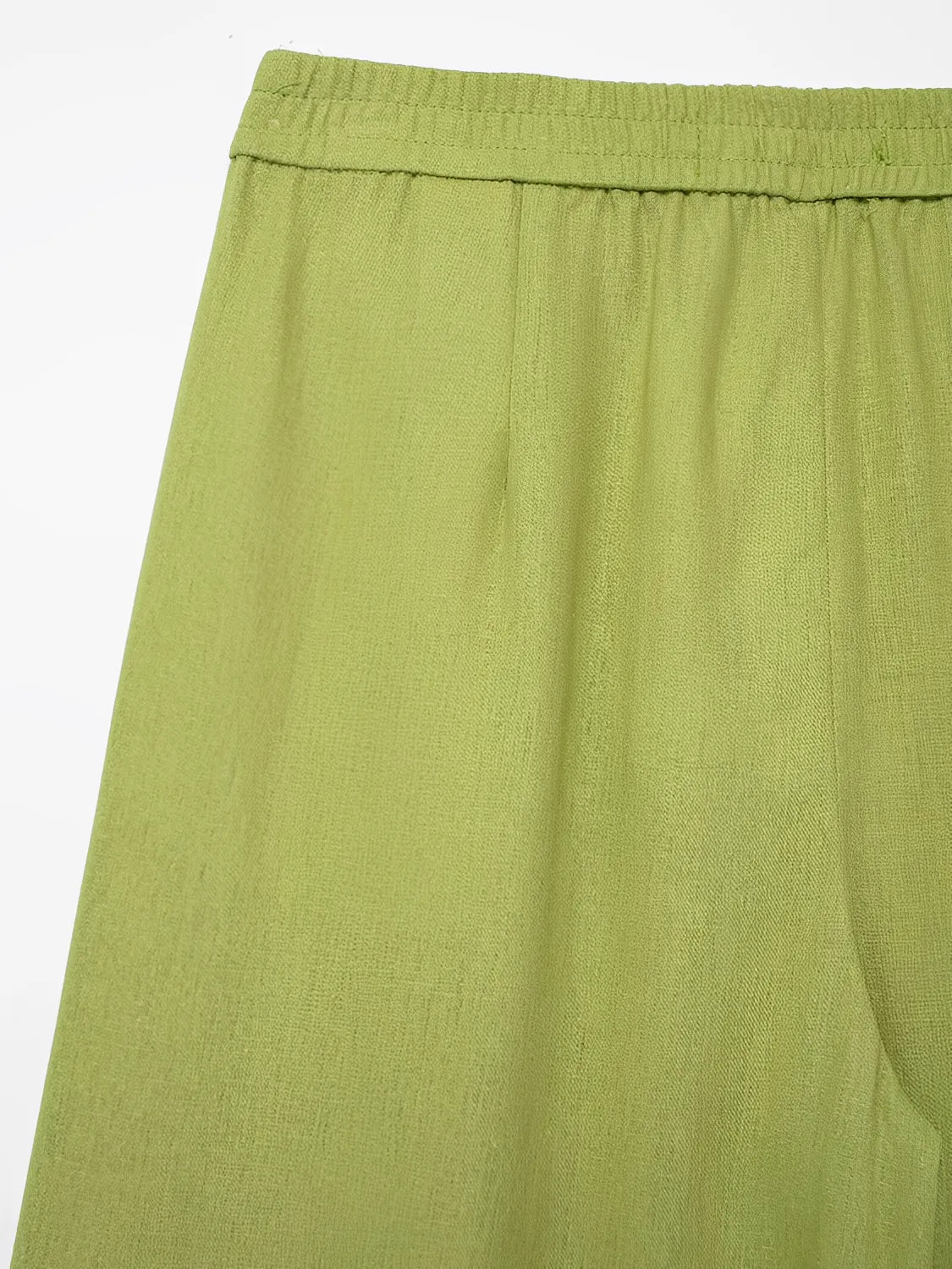 Conjunto Daniela com Camisa Manga Longa e Calça Pantalona Toque Linho