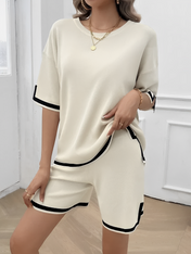 Conjunto Andreza em Viscose Premium com Detalhes Laterais