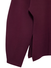 Conjunto Tricô Gola V e Saia Curta Viviene