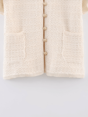 Conjunto Tweed Feminino Saia Longa Plissada Suiany