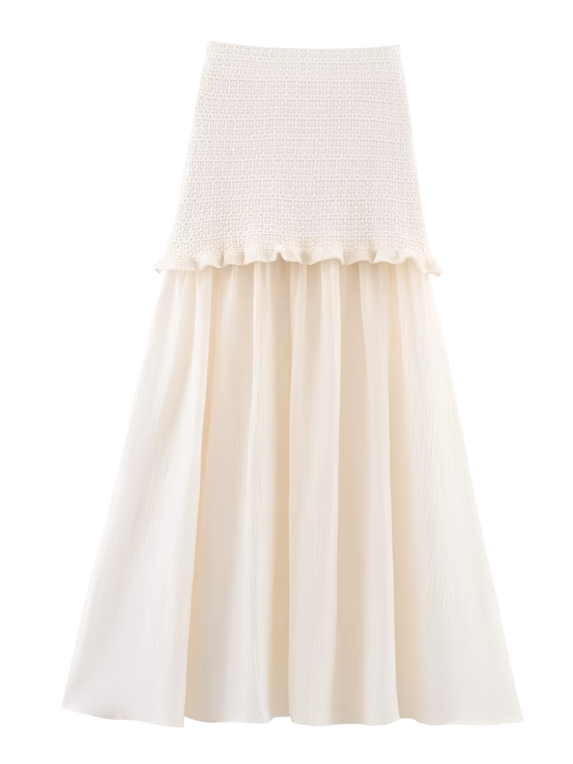 Conjunto Tweed Feminino Saia Longa Plissada Suiany