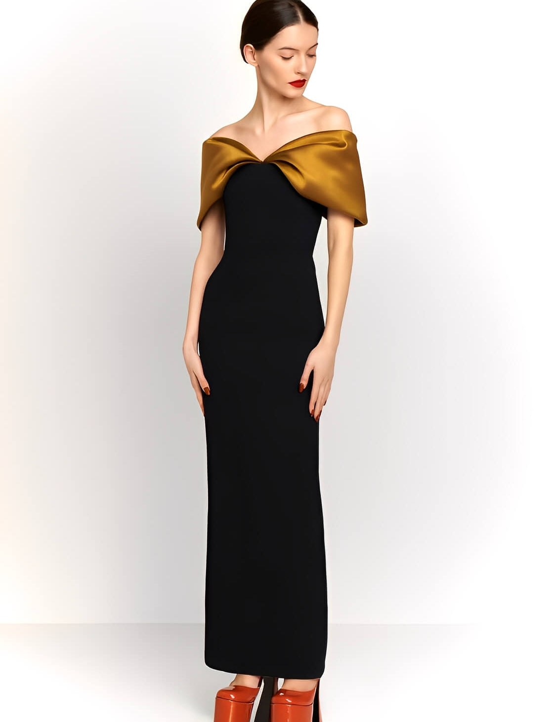 Vestido Longo Ombro a Ombro Nyla