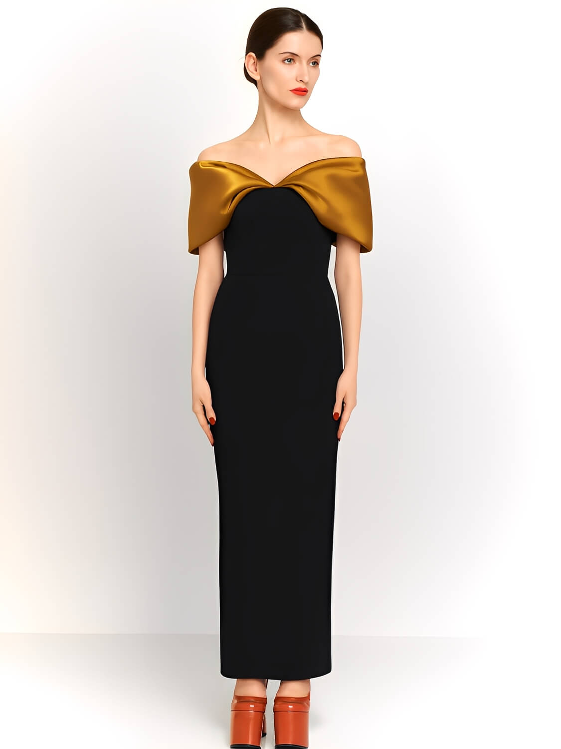 Vestido Longo Ombro a Ombro Nyla