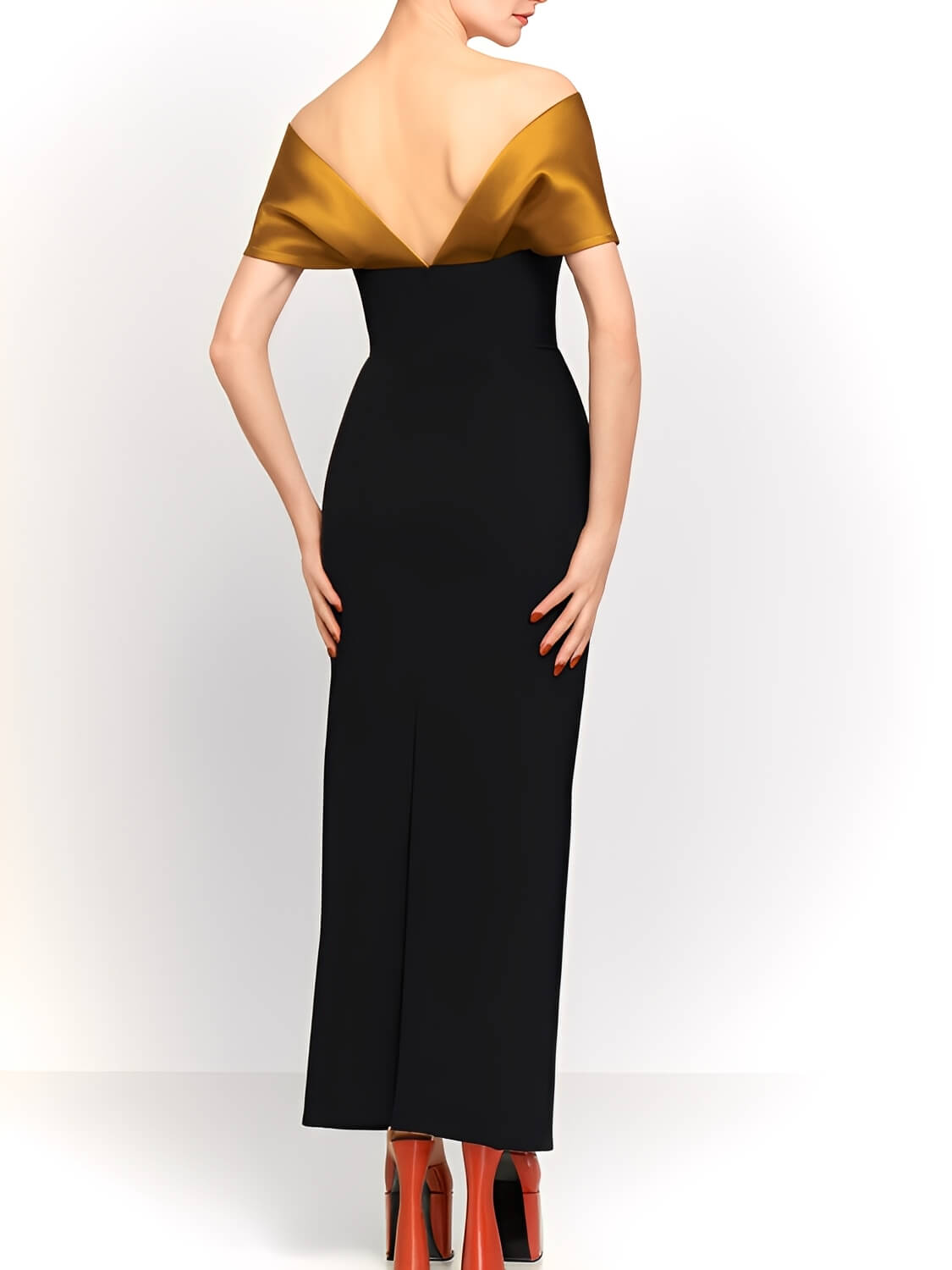 Vestido Longo Ombro a Ombro Nyla