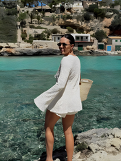 Conjunto Texturizado Daisy com Amarração e Short