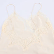 Vestido Curto de Cetim com Renda Pamella