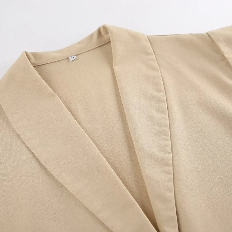 Conjunto Carmen em Alfaiataria de Algodão