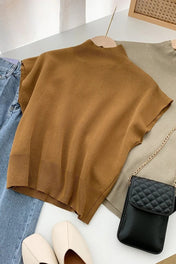 Regata Muscle Tee Tricô Gola Alta Básica