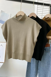 Regata Muscle Tee Tricô Gola Alta Básica