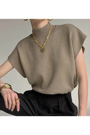 Regata Muscle Tee Tricô Gola Alta Básica