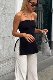 Top Lilly Tomara que Caia Alongado com Zíper