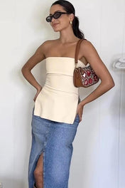 Top Lilly Tomara que Caia Alongado com Zíper