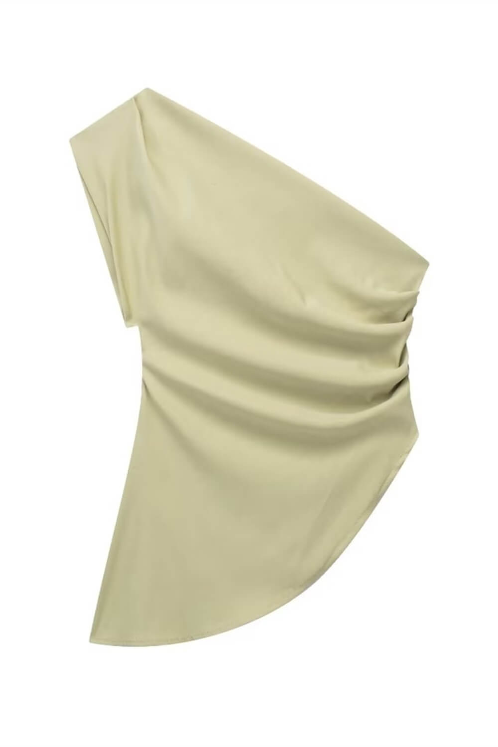 Blusa Skylar Assimétrica de Um Ombro Só