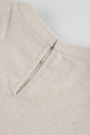 Conjunto Giza em Linho Misto com Cropped e Calça