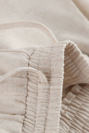 Conjunto Giza em Linho Misto com Cropped e Calça