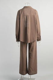 Conjunto Dakota em Linho e Algodão Camisa Oversized e Calça