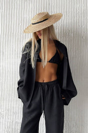 Conjunto Dakota em Linho e Algodão Camisa Oversized e Calça