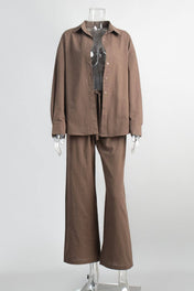 Conjunto Dakota em Linho e Algodão Camisa Oversized e Calça