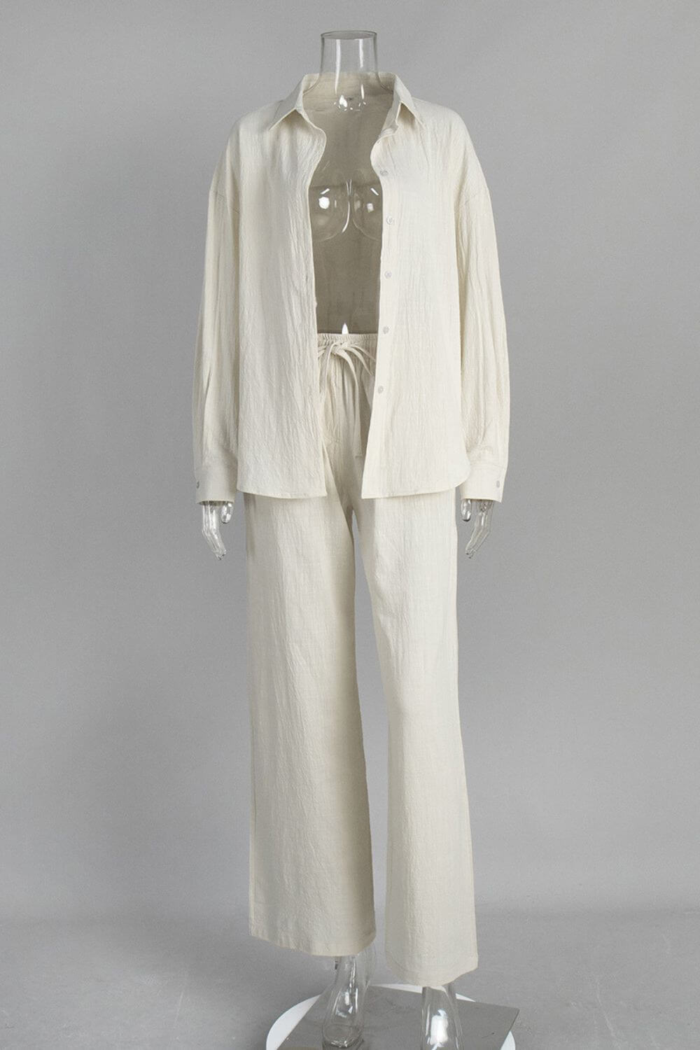 Conjunto Dakota em Linho e Algodão Camisa Oversized e Calça