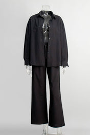 Conjunto Dakota em Linho e Algodão Camisa Oversized e Calça