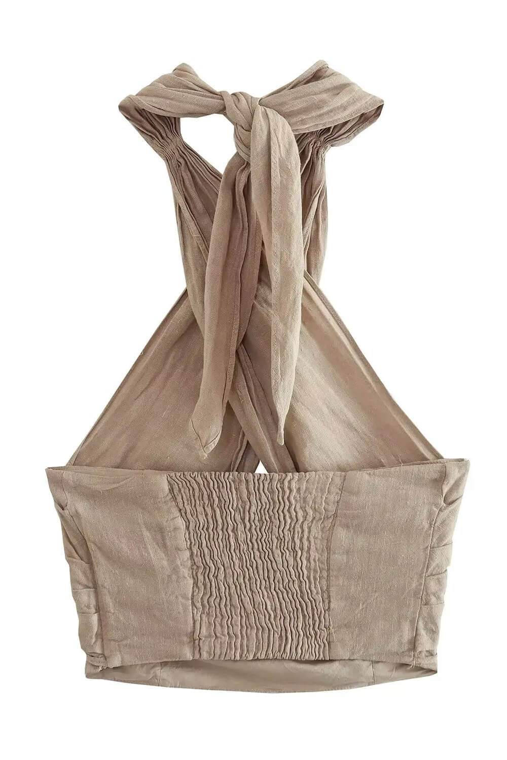 Conjunto Amara em Casimira com Top Cruzado