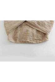 Conjunto Amara em Casimira com Top Cruzado