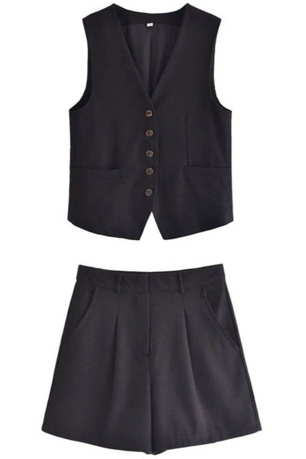 Conjunto Alfaiataria Taylor em Linho com Colete e Short