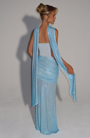 Vestido Longo Tomara Que Caia Brilhante Francine