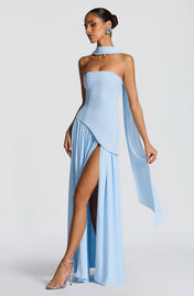 Vestido Longo Sem Alças Elegante Modern Mya