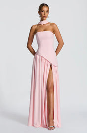 Vestido Longo Sem Alças Elegante Modern Mya