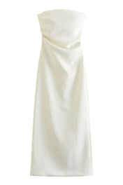 Vestido Anya Midi Tomara que Caia Estruturado