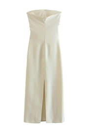 Vestido Anya Midi Tomara que Caia Estruturado