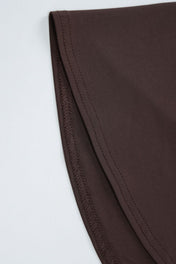 Vestido Yasmin Curto Assimétrico Drapeado com Cauda