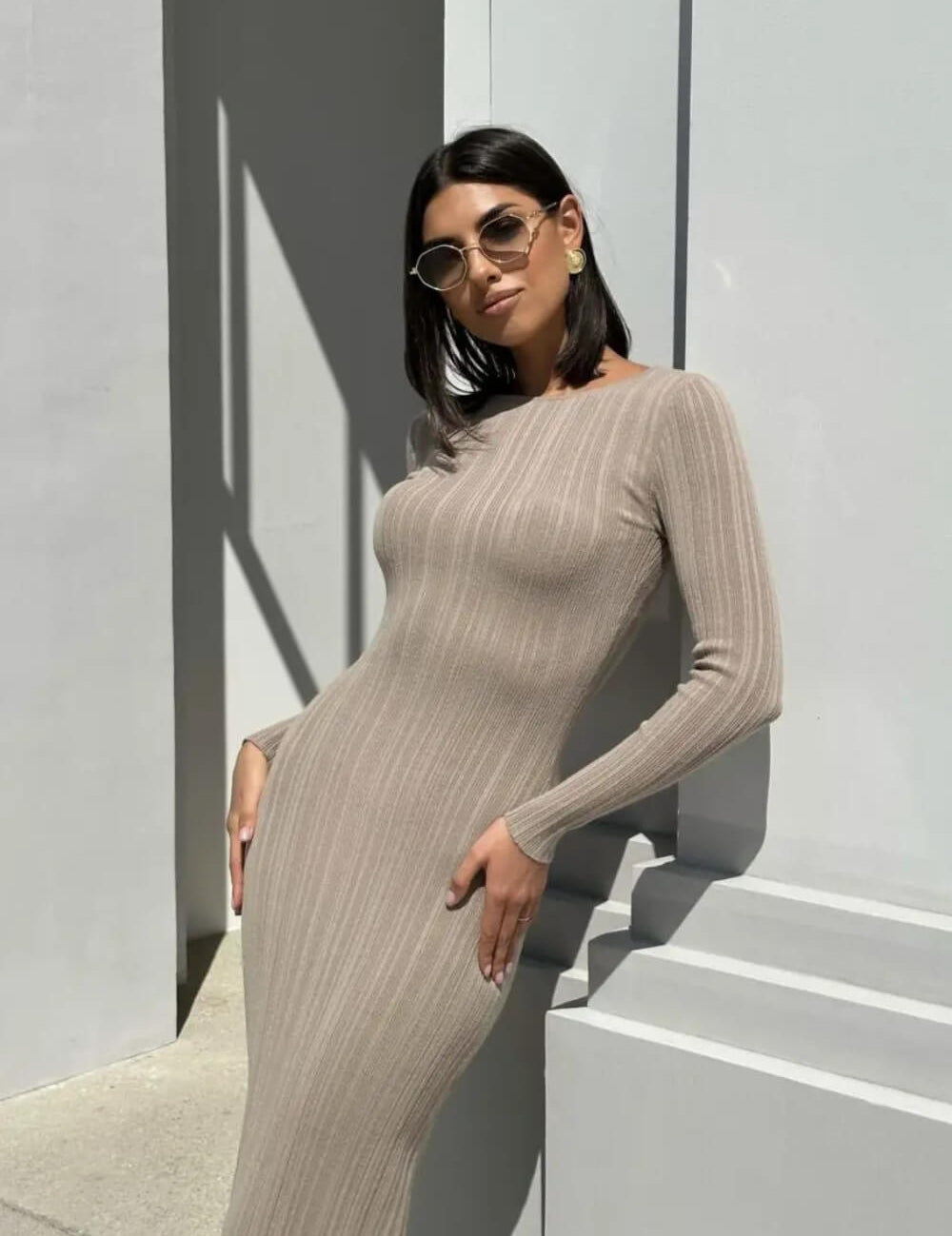 Vestido Midi Tubinho Lia