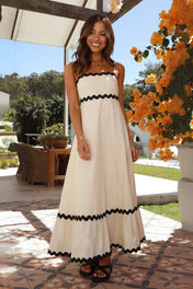 Vestido Midi Alça Ajustável Lila