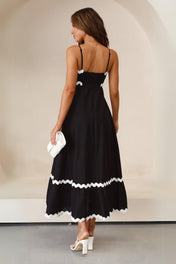 Vestido Midi Alça Ajustável Lila