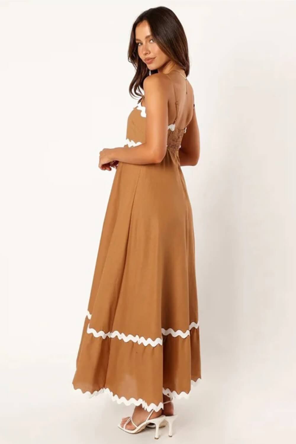 Vestido Midi Alça Ajustável Lila