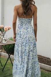 Vestido Longo Decote V Lisie