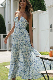 Vestido Longo Decote V Lisie