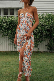 Vestido Longo Decote V Lisie