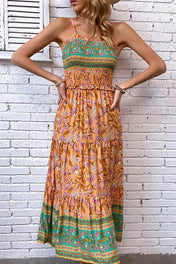 Vestido Longo Soltinho Dara em tecido leve com caimento elegante na altura do tornozelo

