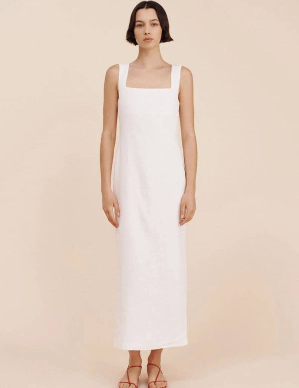 Vestido Midi em Linho Lívia