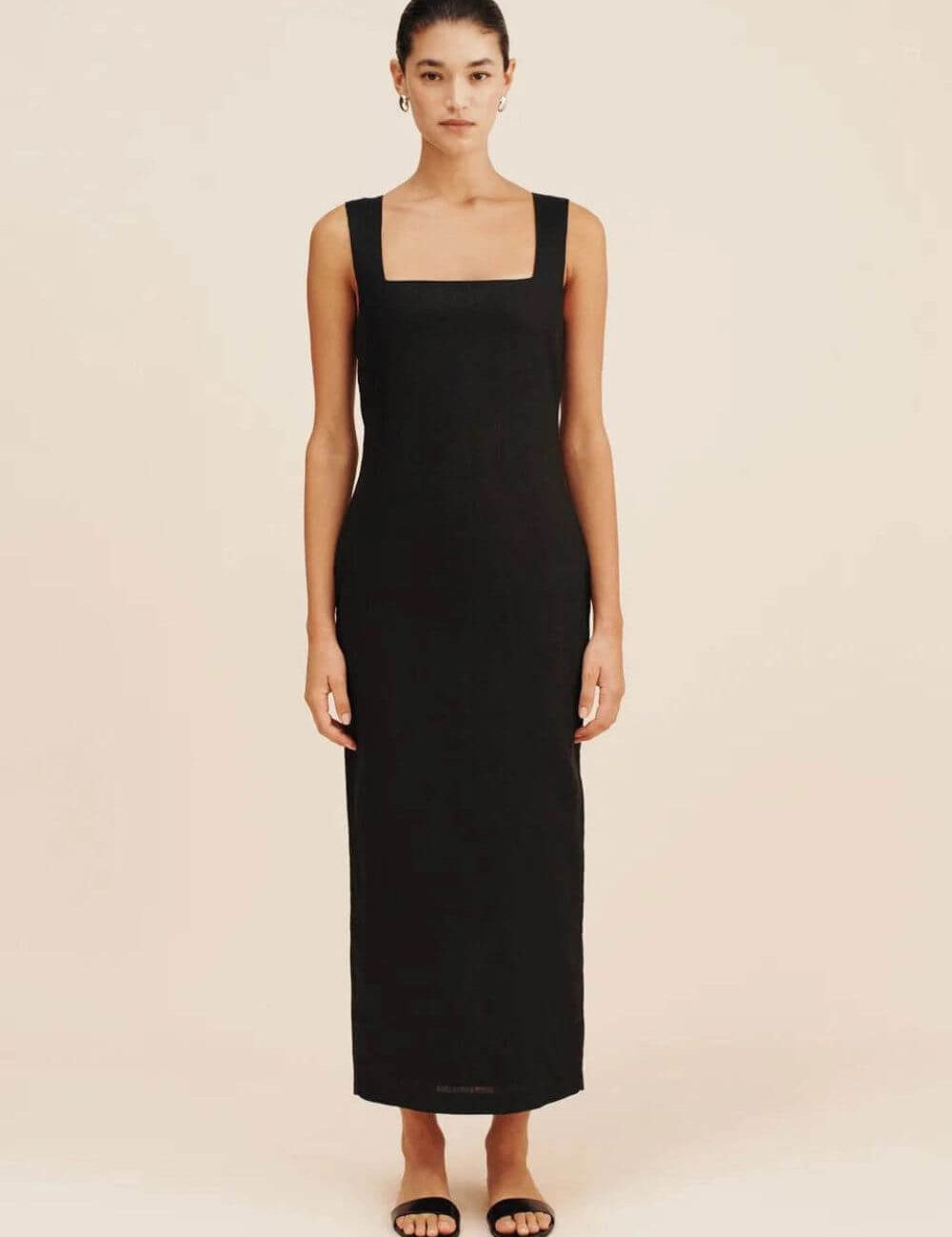 Vestido Midi em Linho Lívia