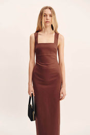 Vestido Midi em Linho Lívia