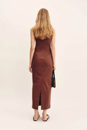 Vestido Midi em Linho Lívia