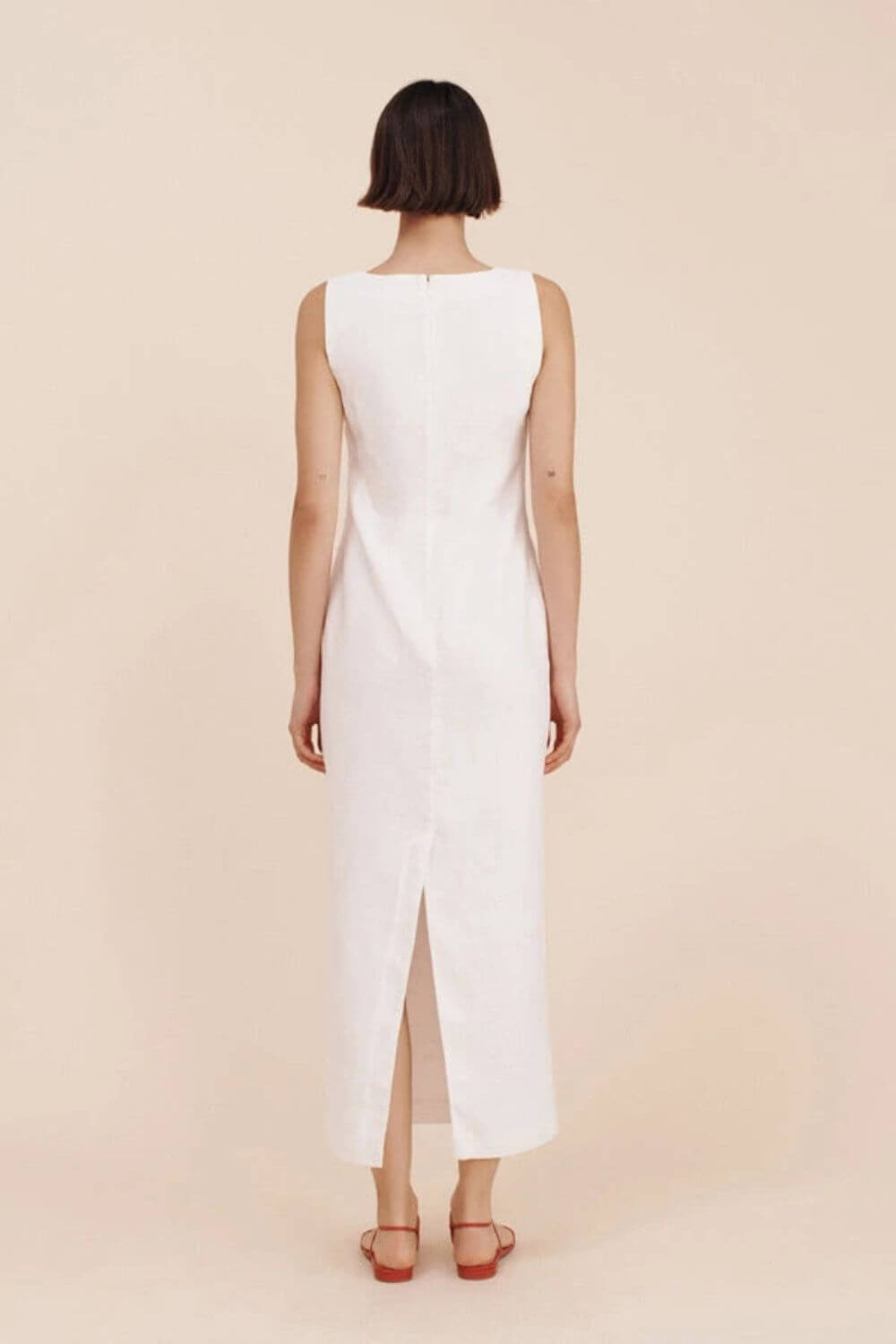 Vestido Midi em Linho Lívia