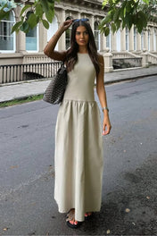 Vestido Midi Georgina Nude