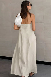 Vestido Longo em Linho Sofia