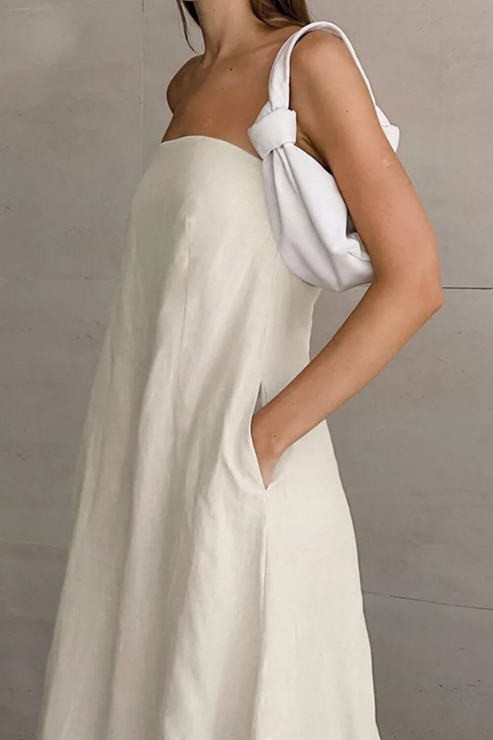 Vestido Longo em Linho Sofia