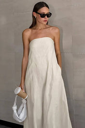 Vestido Longo em Linho Sofia